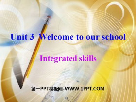 Welcome to our schoolIntegrated skillsPPTd