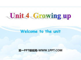 Growing upWelcome to the UnitPPT