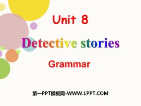 Detective storiesGrammarPPT