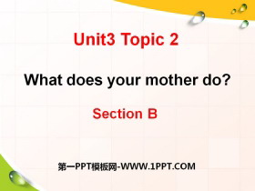 What does your mother do?SectionB PPT