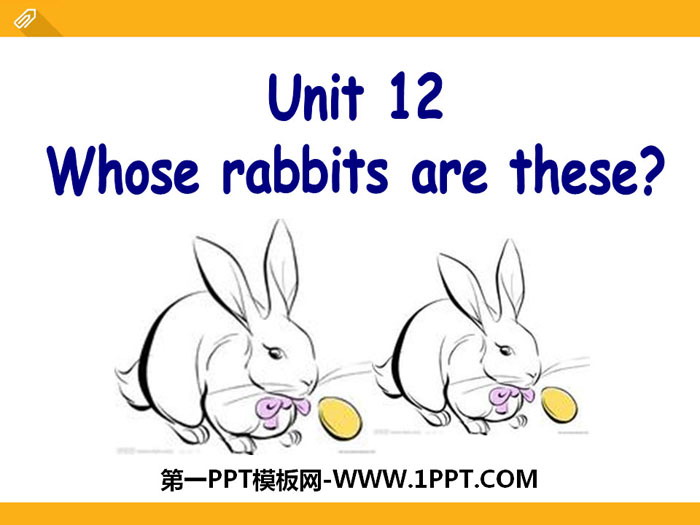 Whose rabbits are these?PPTn