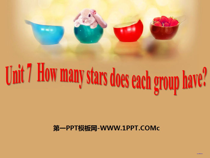 How many stars does each group havePPTn