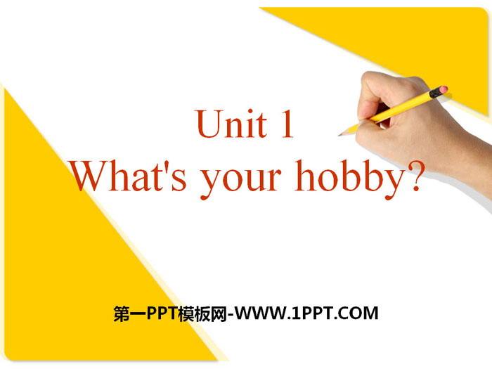 《What's your hobby?》PPT下载-预览图01