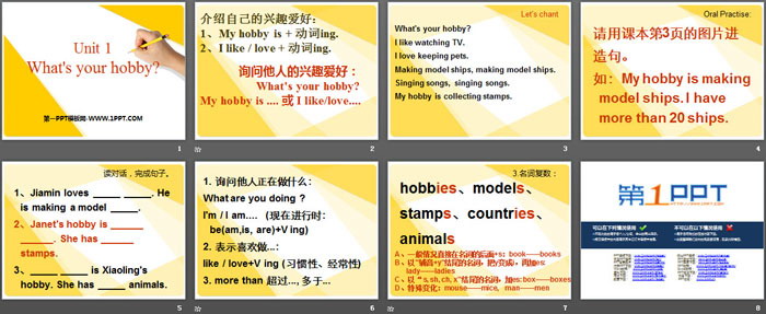 《What's your hobby?》PPT下载-预览图02