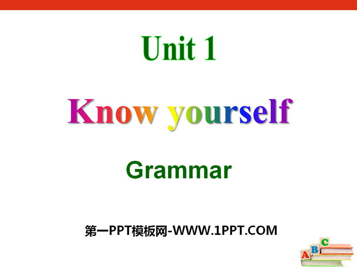 《Know yourself》GrammarPPT-预览图01