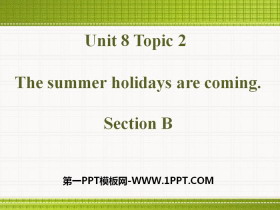 The summer holidays are comingSectionB PPT