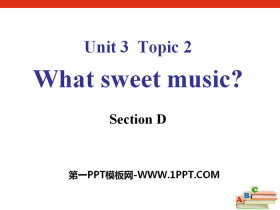 What sweet music?SectionD PPT