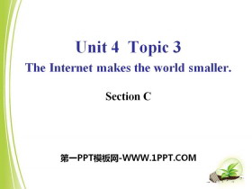 The Internet makes the world smallerSectionC PPT