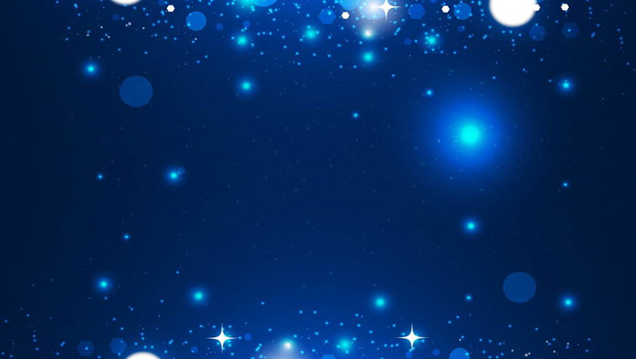 蓝色抽象星光星星PPT背景图片