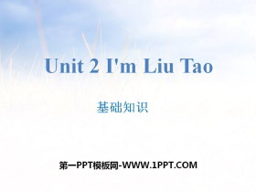 I'm Liu Tao֪ʶPPT