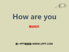 How are you?֪ʶPPT