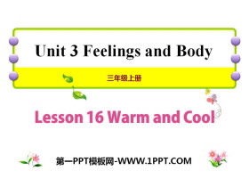 Warm and CoolFeelings and Body PPTμ