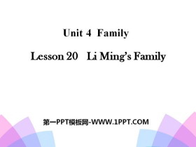 Li Ming's FamilyFamily PPT