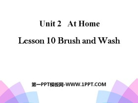 Brush and WashAt Home PPT