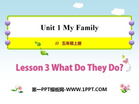 What Do They Do?My Family PPTѧμ