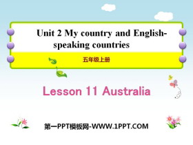 AustraliaMy Country and English-speaking Countries PPŤWn