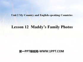 Maddy's Family PhotosMy Country and English-speaking Countries PPTn