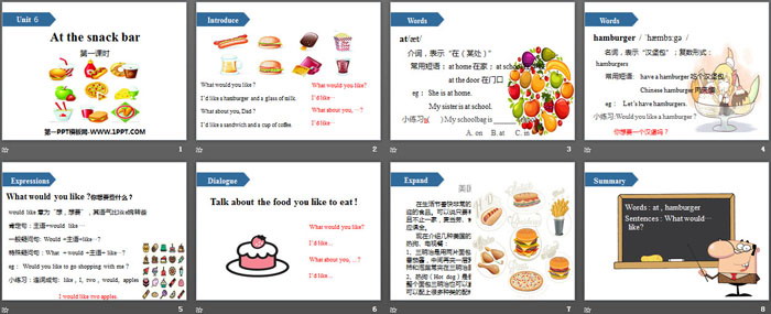 《At the snack bar》PPT(第一课时)-预览图02
