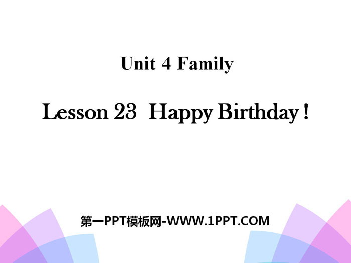 《Happy Birthday!》Family PPT-预览图01