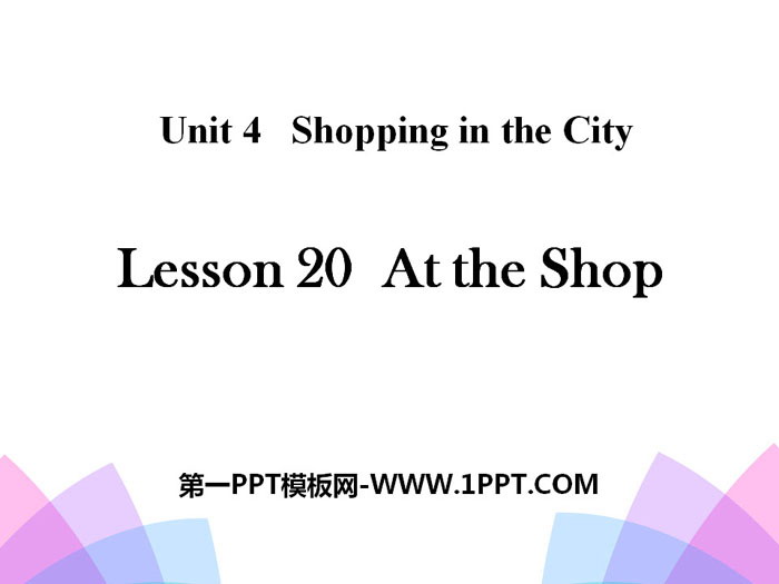 At the ShopShopping in the City PPT