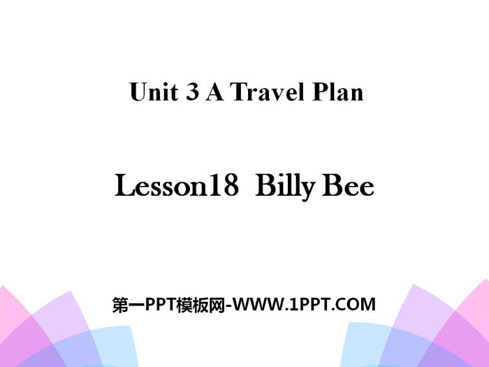 《Billy Bee》A Travel Plan PPT-预览图01