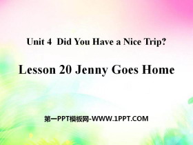 Jenny Goes HomeDid You Have a Nice Trip? PPT
