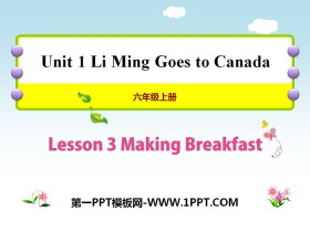 Making BreakfastLi Ming Goes to Canada PPŤWn