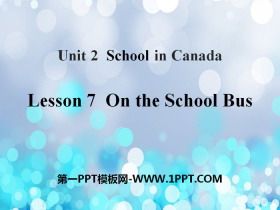 On the School BusSchool in Canada PPTn