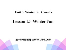 Winter FunWinter in Canada PPT