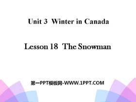 The SnowmanWinter in Canada PPT