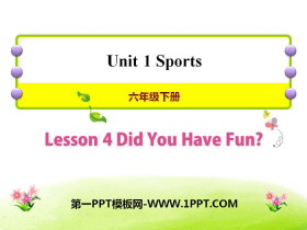 Did You Have Fun?Sports PPTn