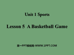 A Basketball GameSports PPT