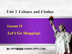 Let's Go Shopping!Colours and Clothes PPTѧμ