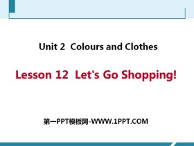 Let's Go Shopping!Colours and Clothes PPTnd