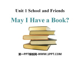 May I Have a Book?School and Friends PPTѧμ