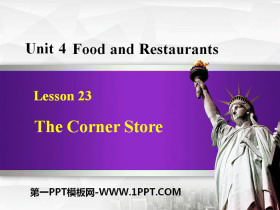 The Corner StoreFood and Restaurants PPTnd