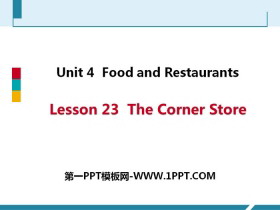 The Corner StoreFood and Restaurants PPTѿμ
