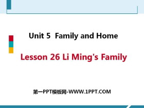 Li Ming's FamilyFamily and Home PPTMn