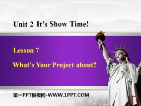 What's Your Project About?It's Show Time! PPTd