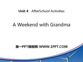 A Weekend With GrandmaAfter-School Activities PPTnd