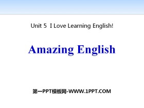 Amazing EnglishI Love Learning English PPTnd