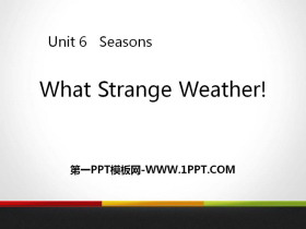 What Strange Weather!Seasons PPTd