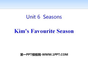 Kim's Favourite SeasonSeasons PPTnd