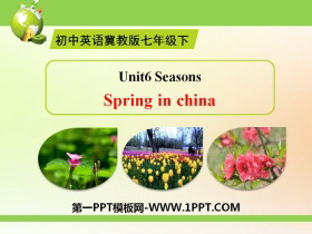 Spring in chinaSeasons PPT