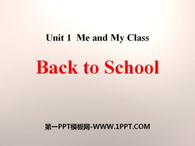 Back to SchoolMe and My Class PPT