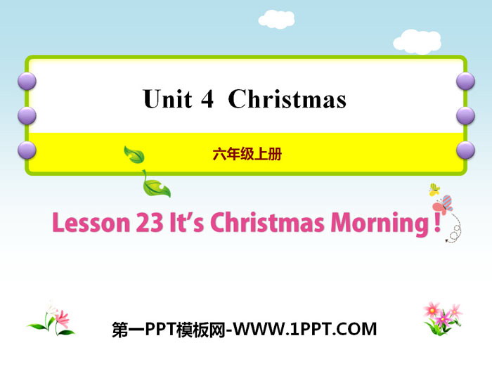 《It's christmas Morning!》Christmas PPT教学课件-预览图01