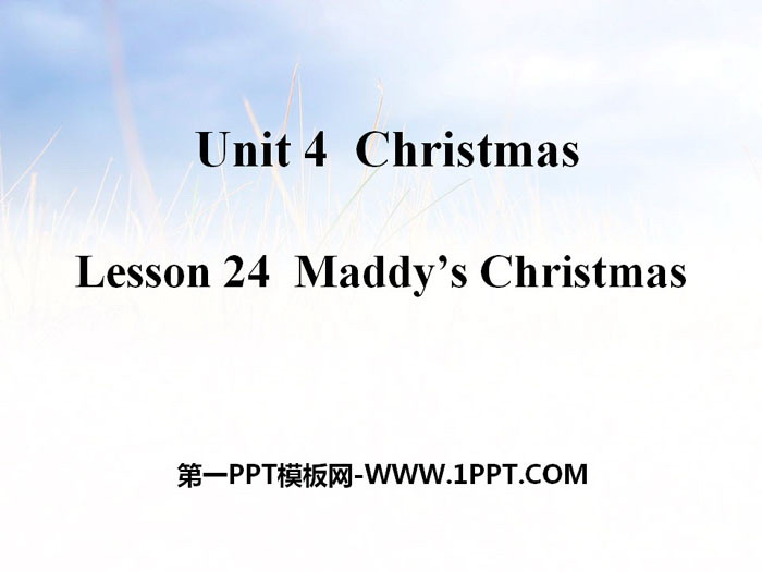 《Maddy's Christmas》Christmas PPT-预览图01