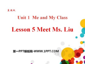 Meet Ms.LiuMe and My Class PPTd
