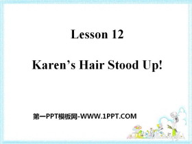 Karen's Hair Stood Up!My Favourite School Subject PPT