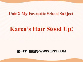 Karen's Hair Stood Up!My Favourite School Subject PPTn